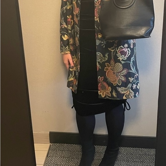 Renfrew Black & Gold Evening Formal Jacket With Buttons Size Women’s Medium - Picture 10 of 10